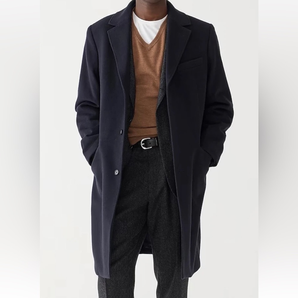 Elegant JC Rivington Dark Blue Over Coat